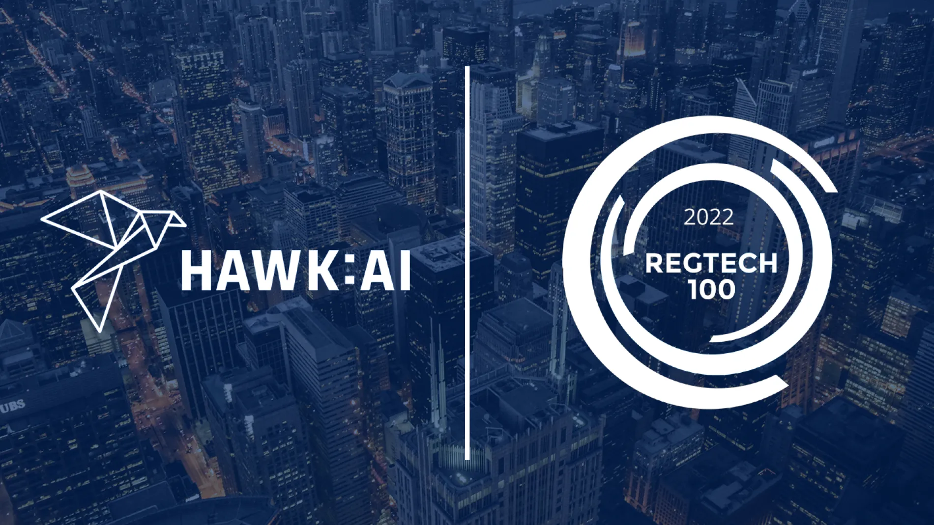 HAWK:AI recognized as one of the world’s most innovative RegTech companies in the RegTech100