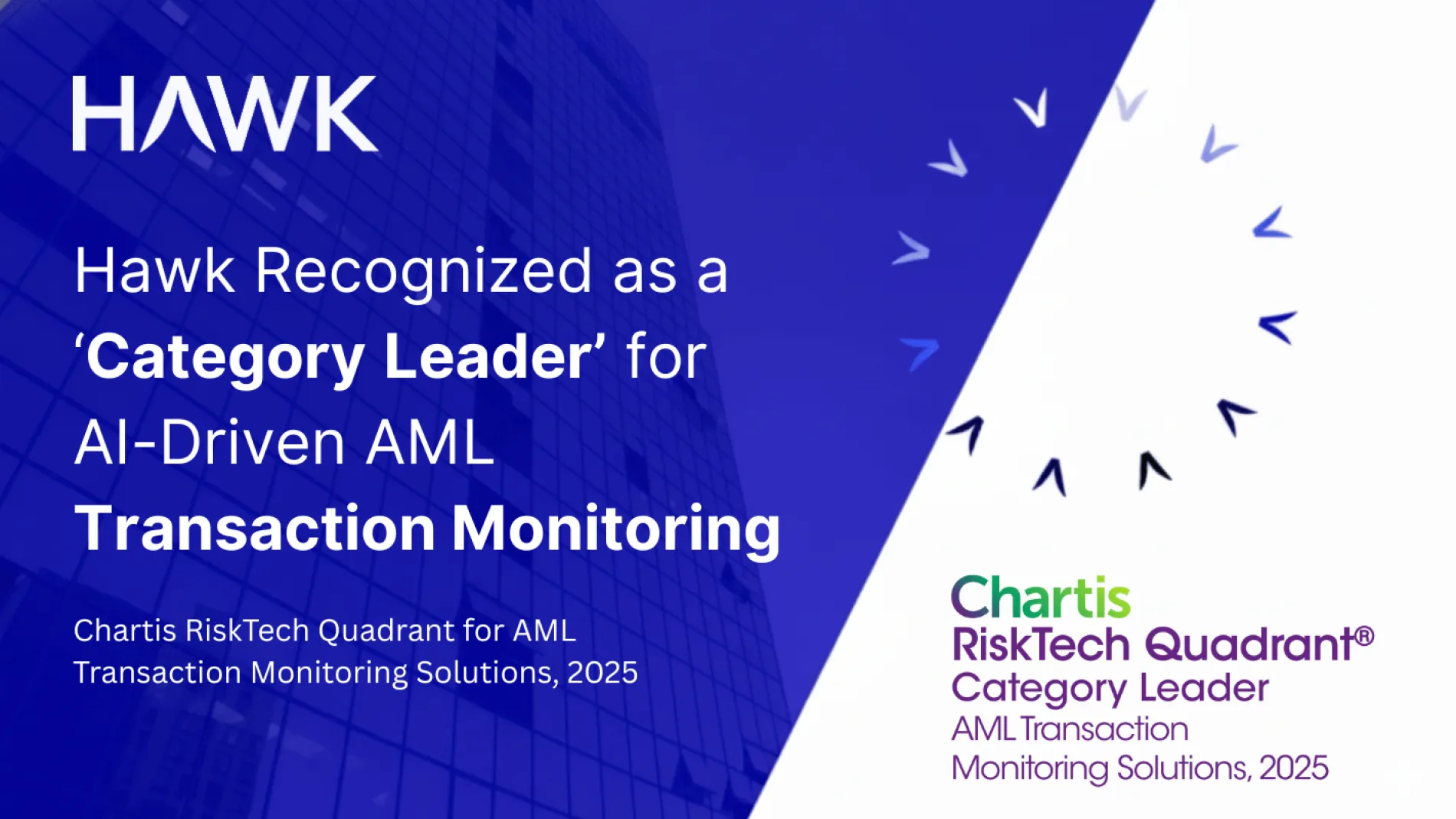 Chartis recognizes Hawk's Transaction Monitoring