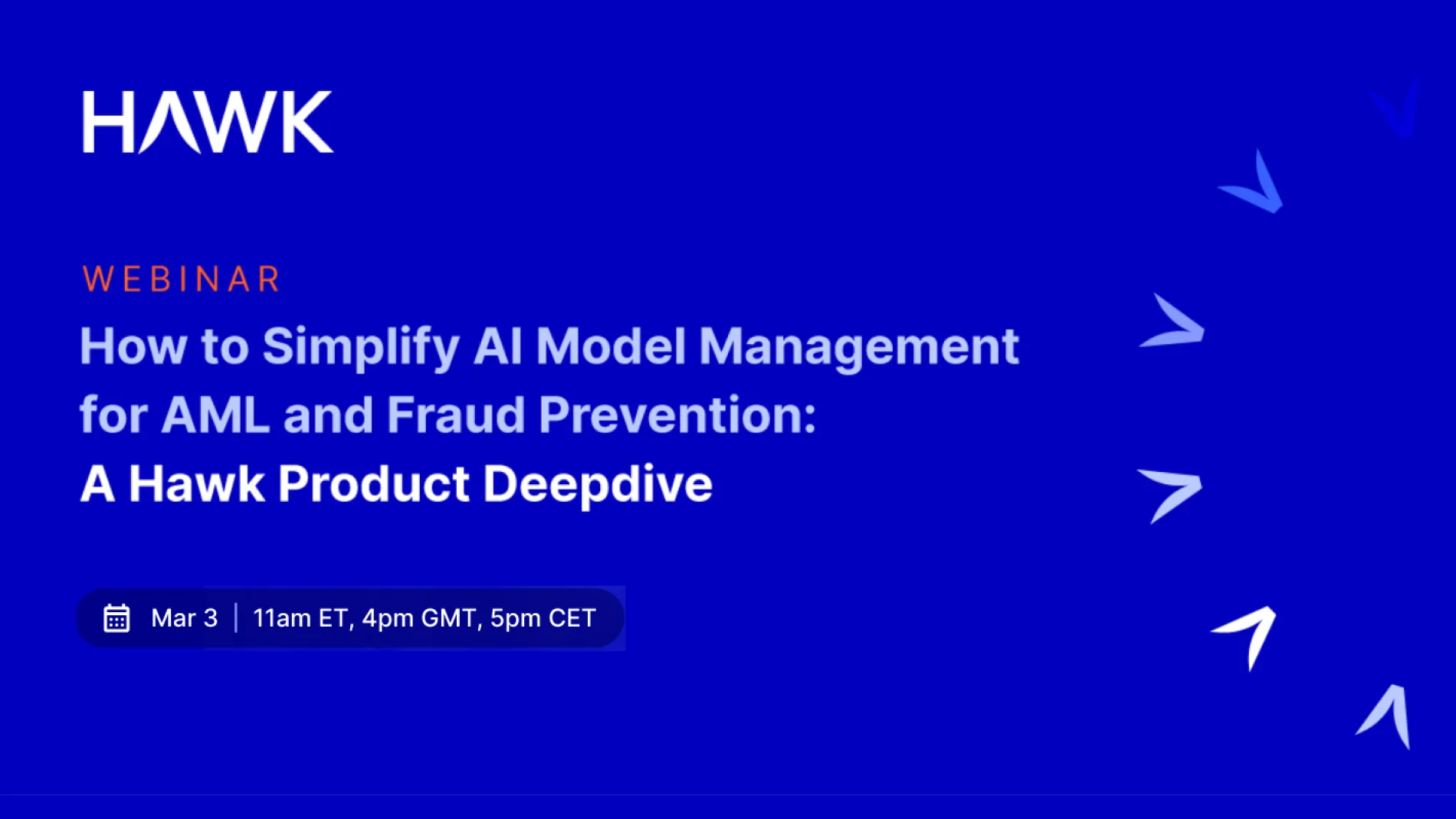 Webinar | How to Simplify AI Model Management with Hawk's Analytics Studio