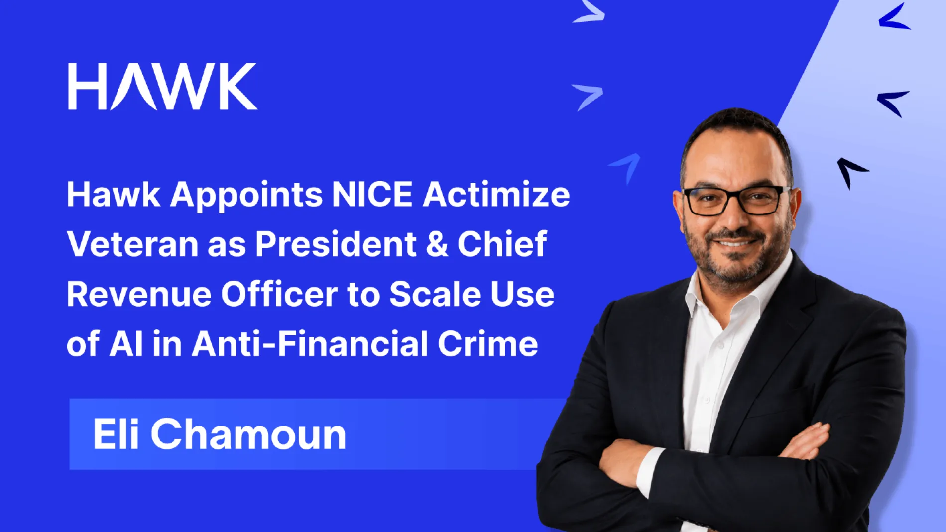 Hawk Appoints NICE Actimize Veteran as President &   Chief Revenue Officer to Scale Use of AI in Anti-Financial Crime 