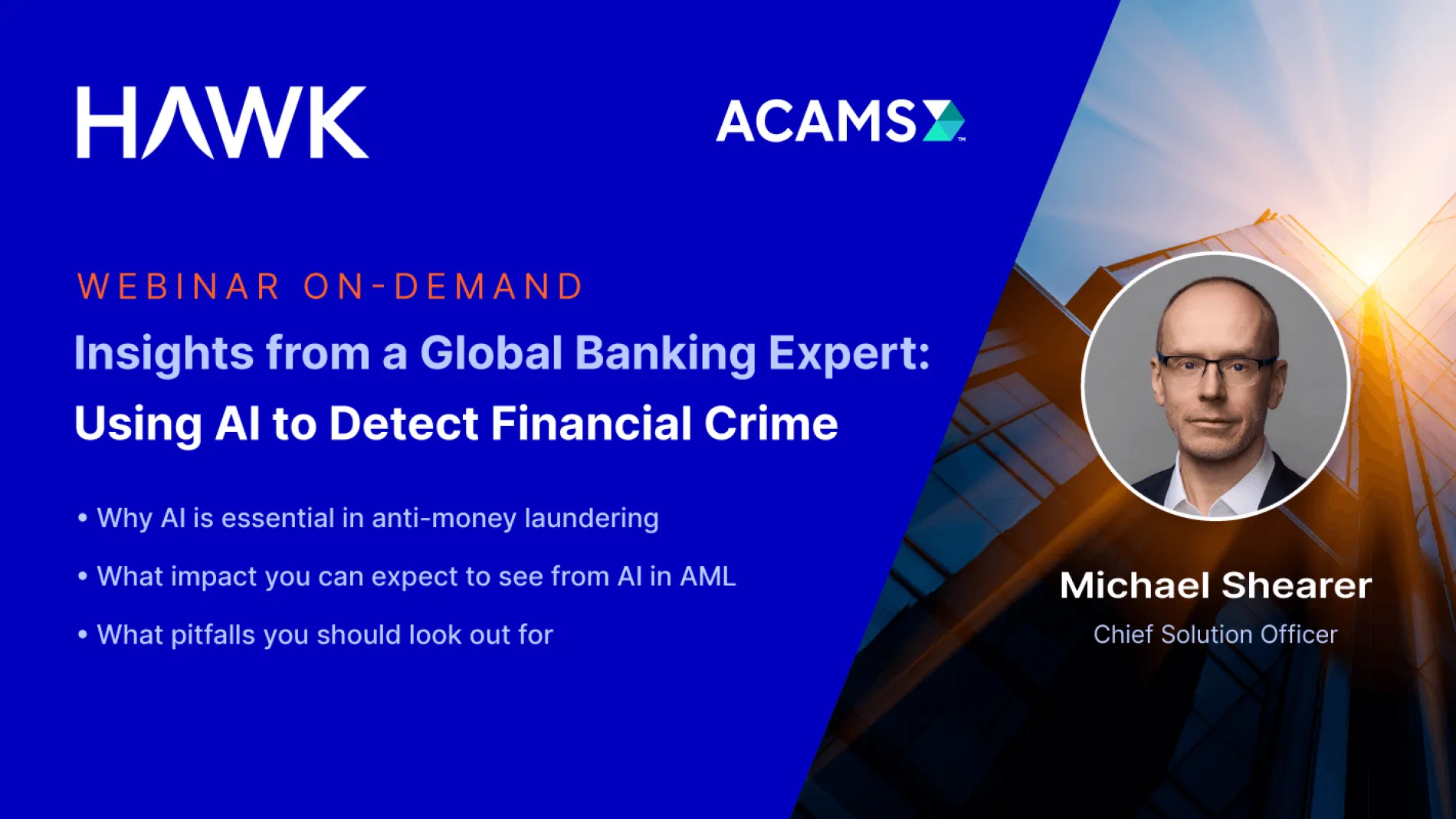 Hawk/ACAMS Webinar On-Demand: Insights from Global Banking Expert