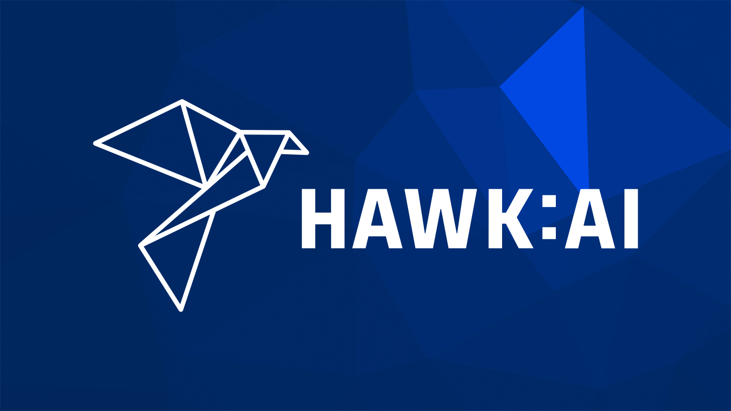 Hawk AI banner image with logo