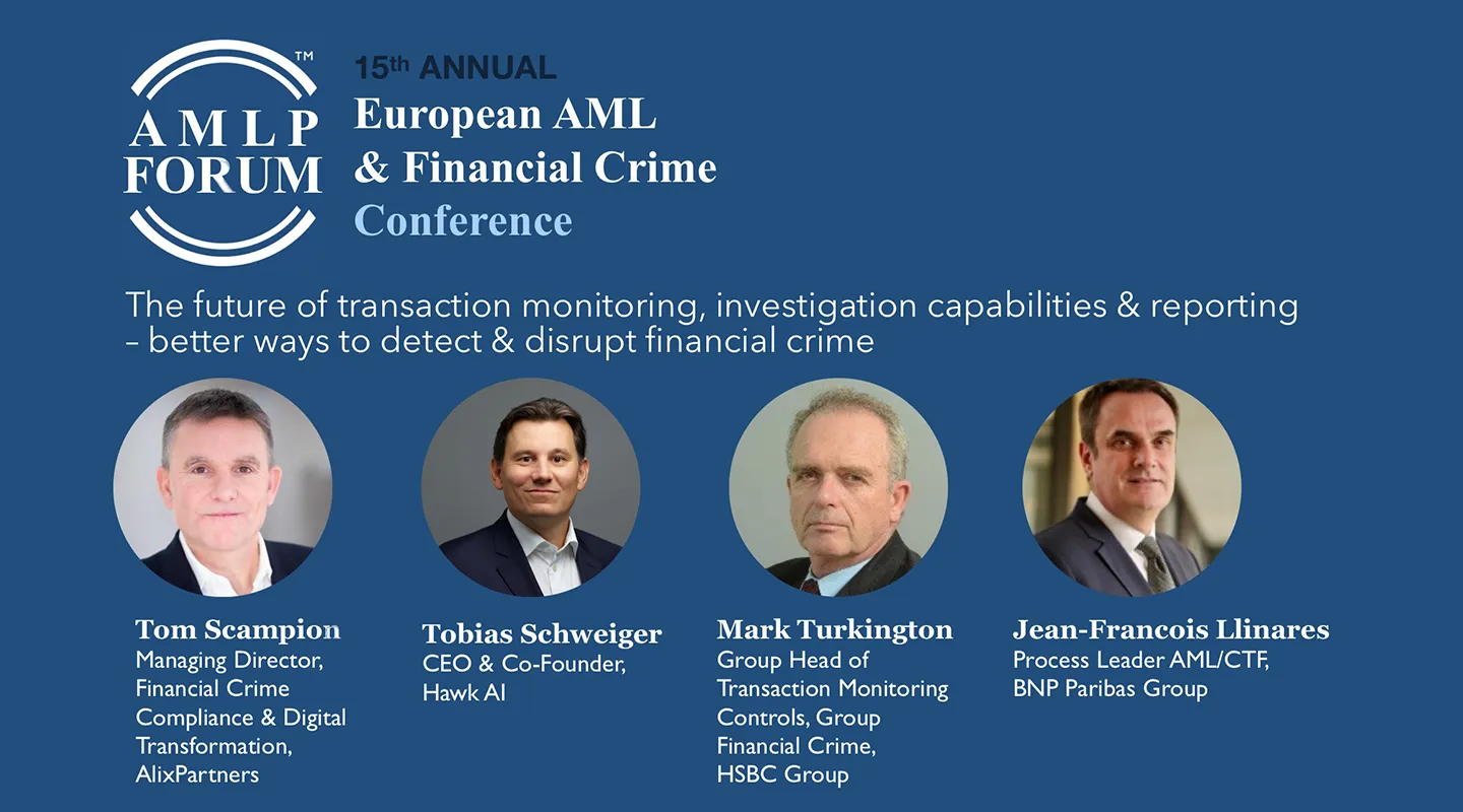 HAWK AI Presenting at AMLP Forum panel discussion