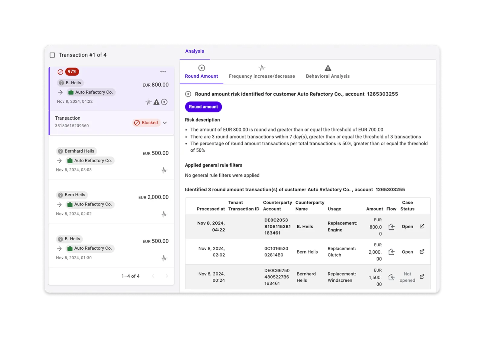 Transaction Monitoring