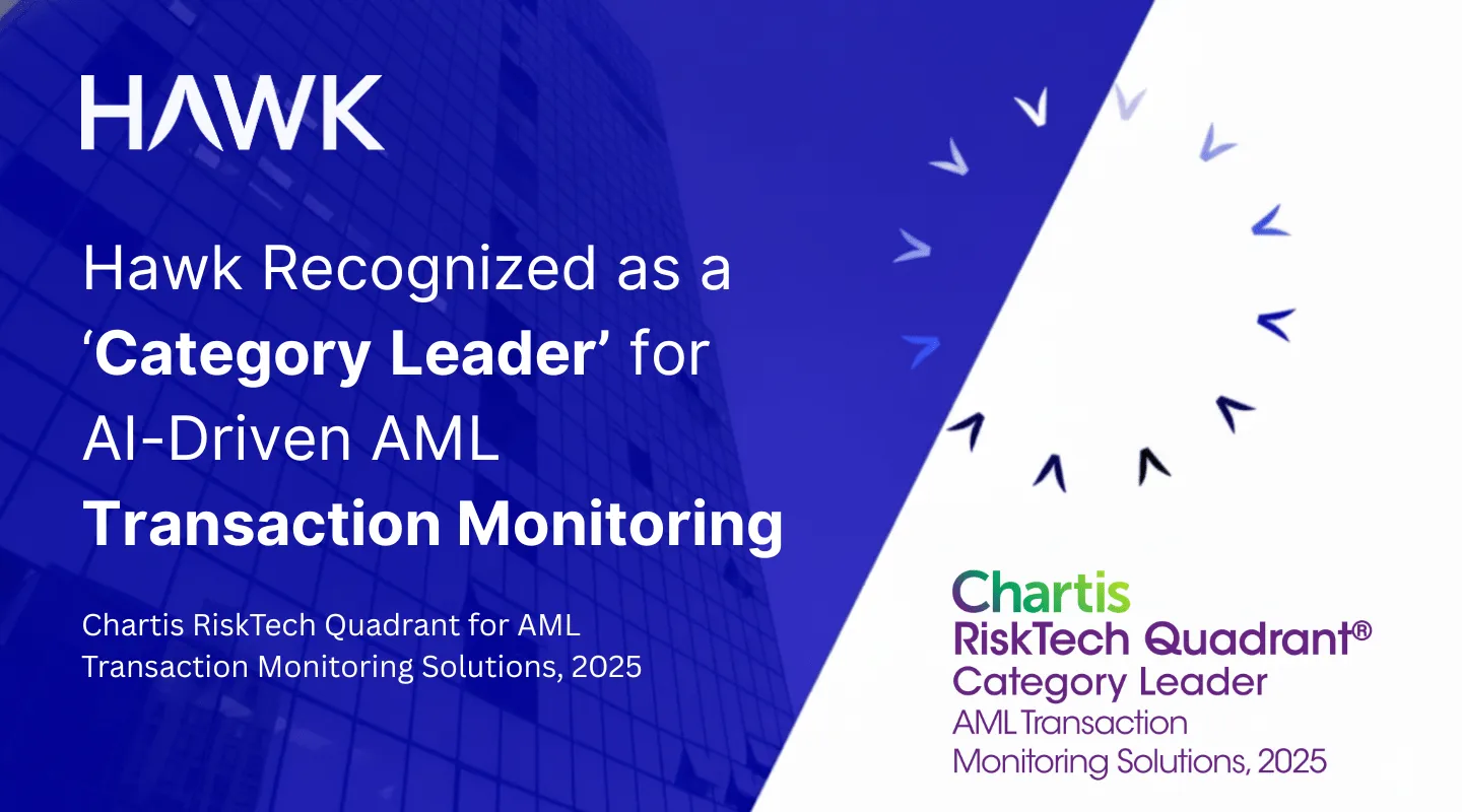 Chartis recognizes Hawk's Transaction Monitoring