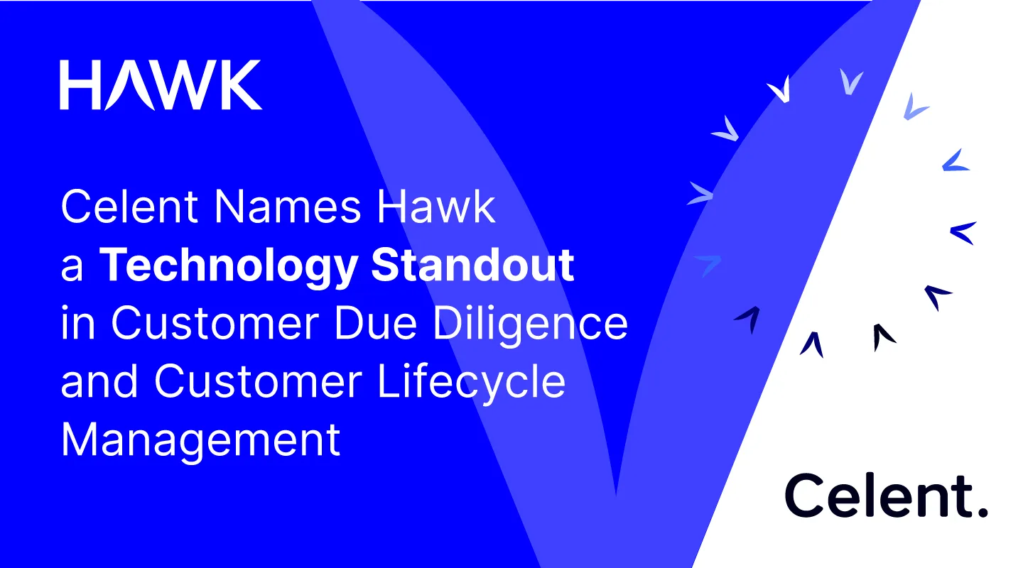Celent Names Hawk Technology Standout 2026