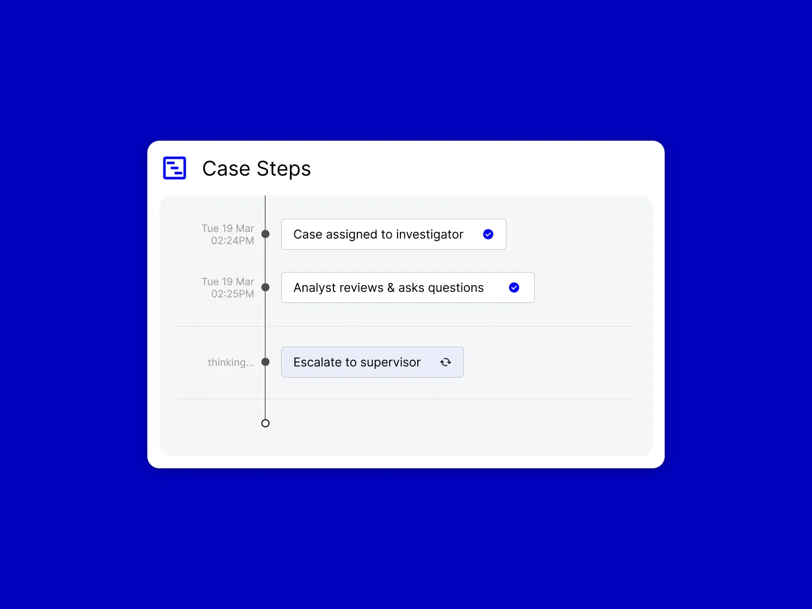 Case Steps