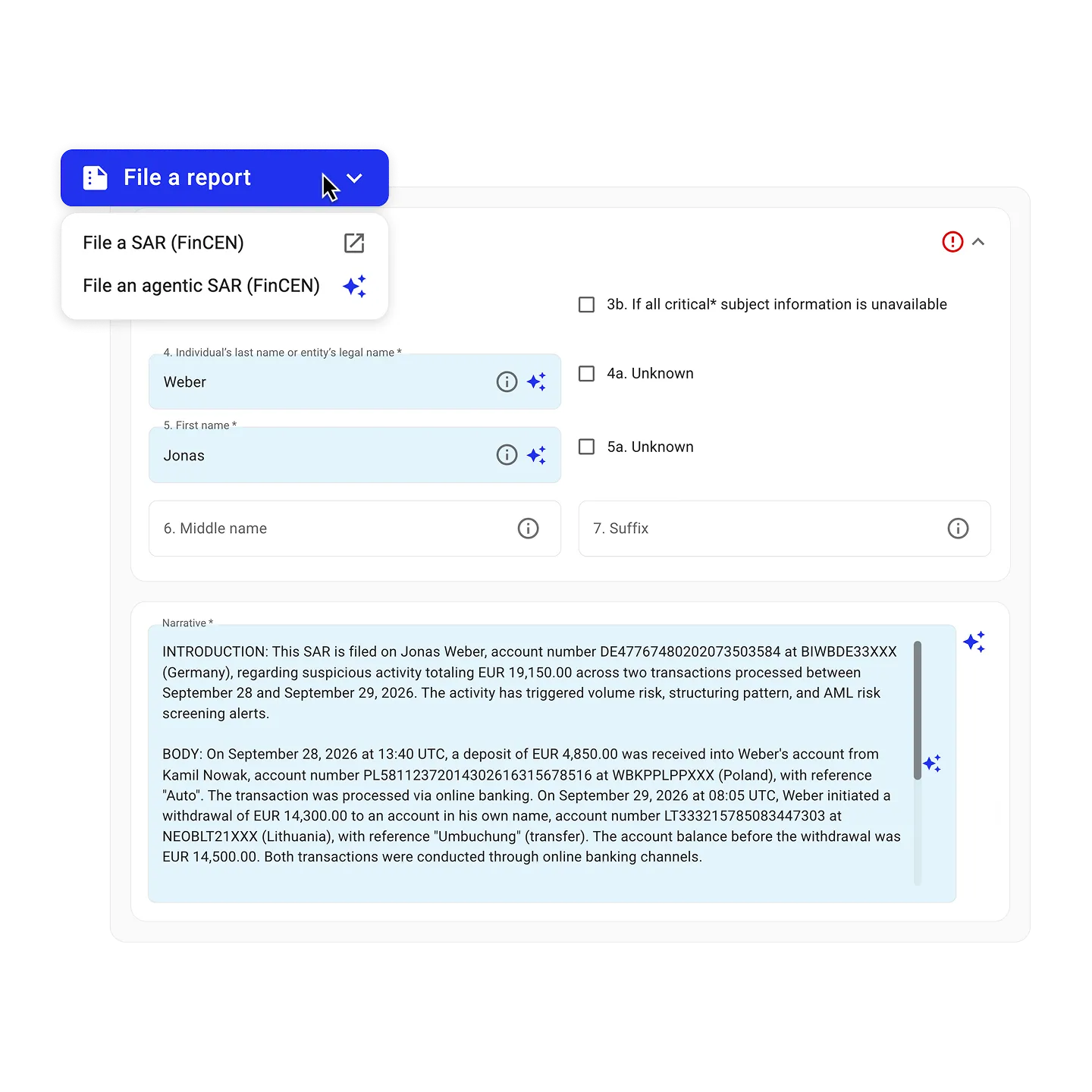 Regulatory agent