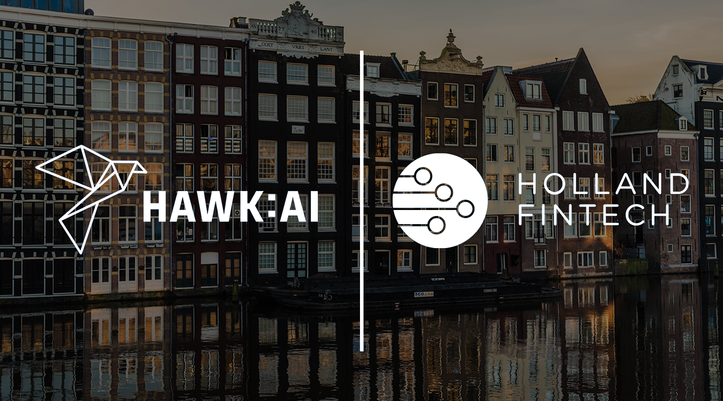 Hawk AI banner image with Holland Fintech